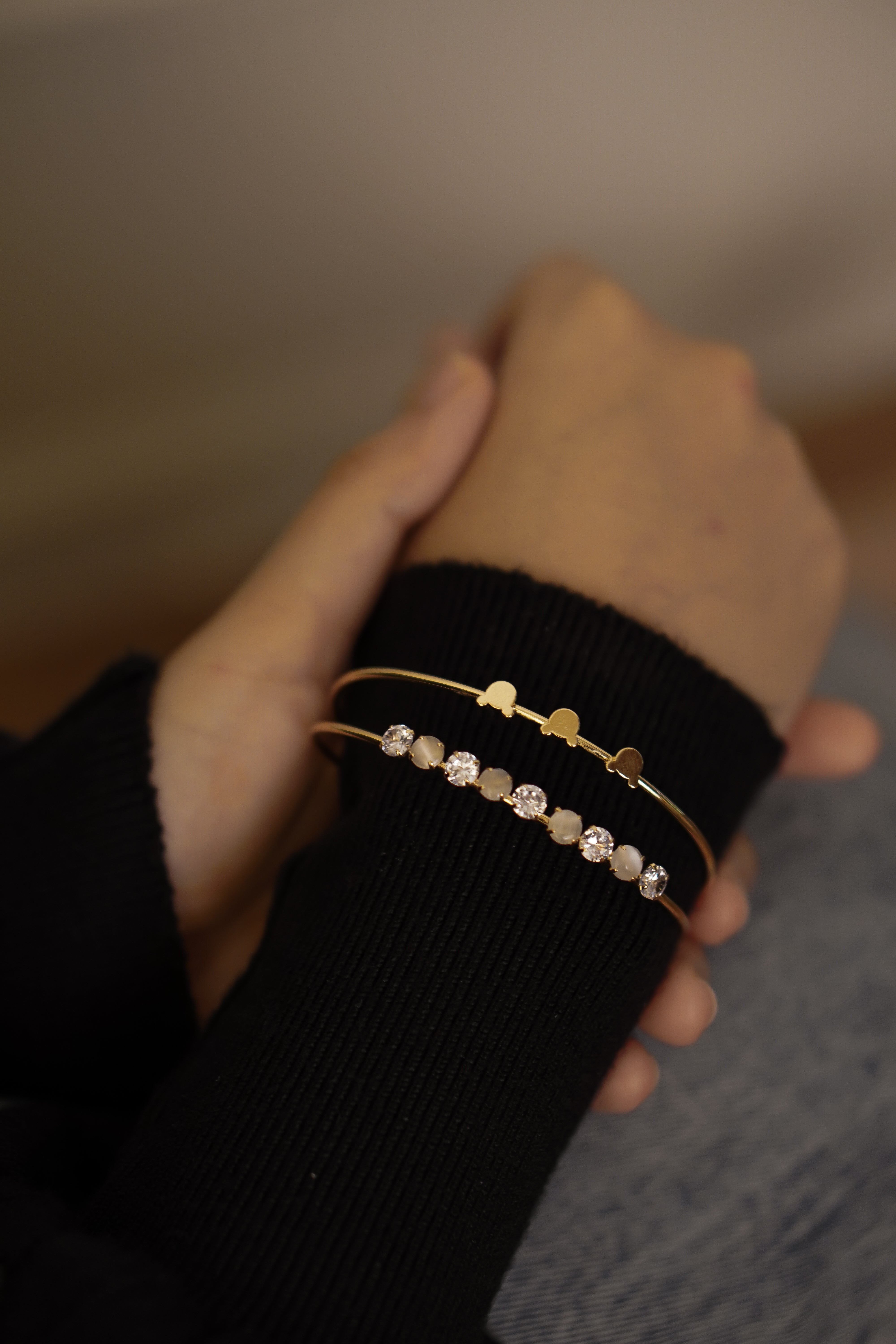 Cara Teddy Bracelet - Golden