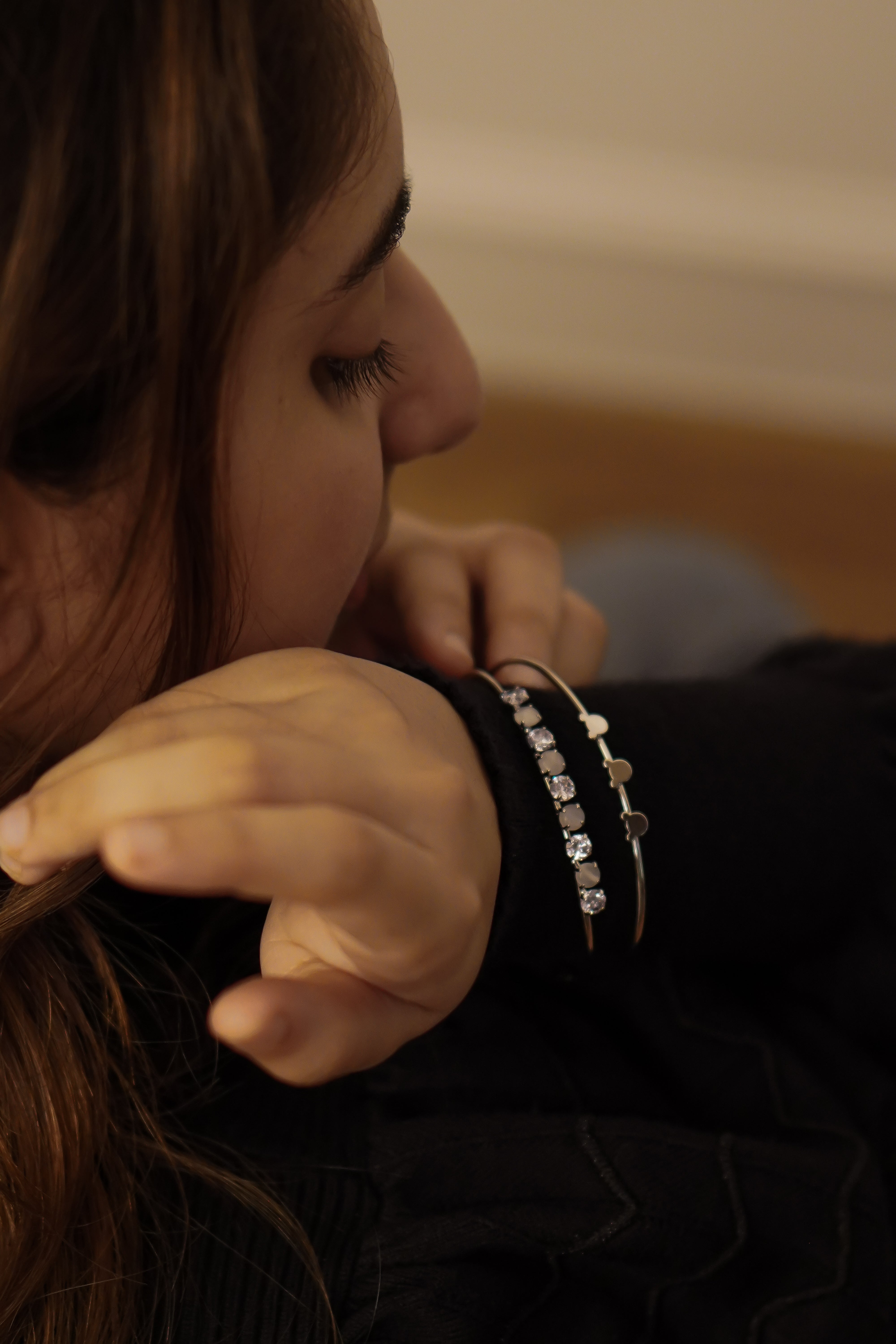 Cara Teddy Bracelet - Silver