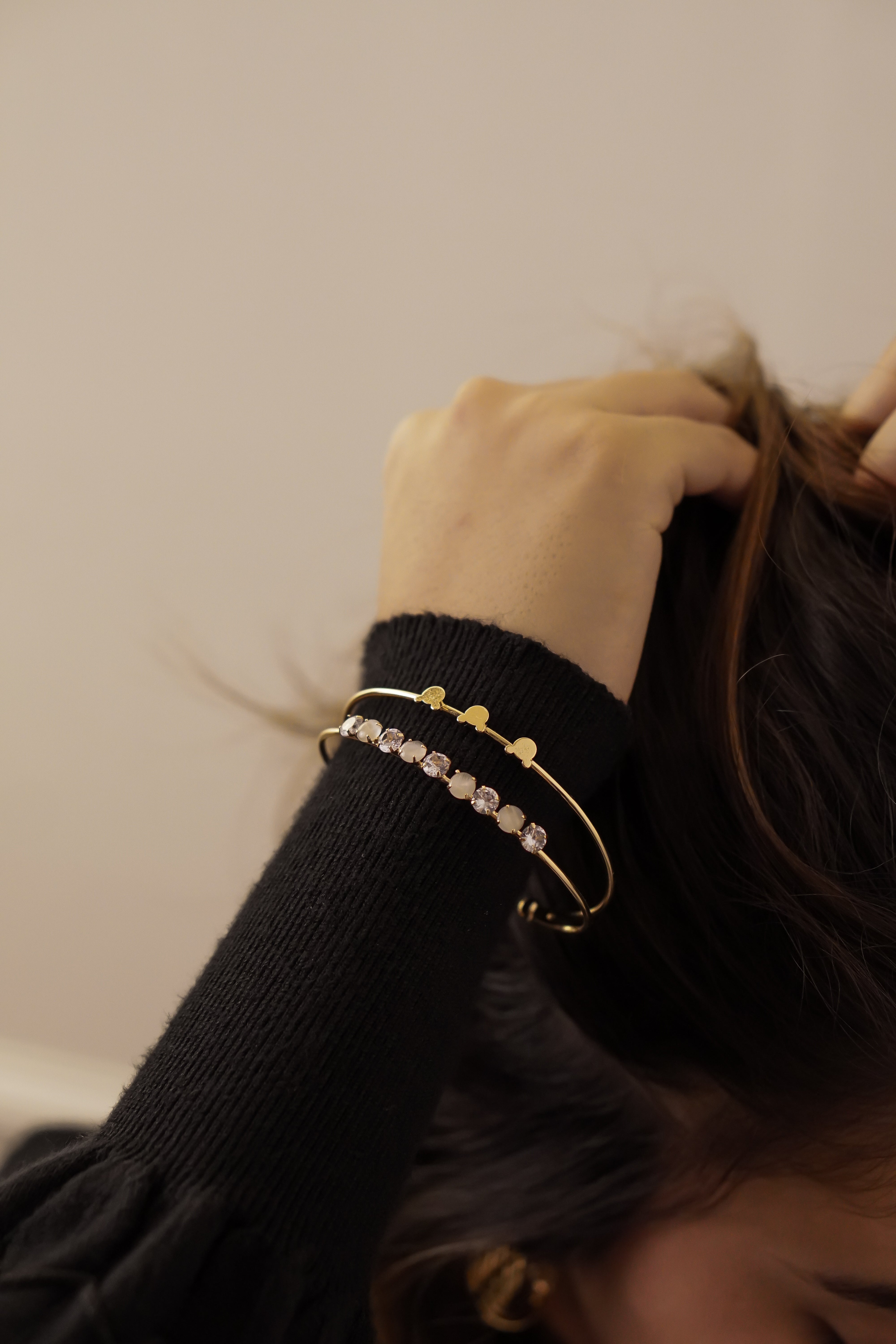 Cara Teddy Bracelet - Golden