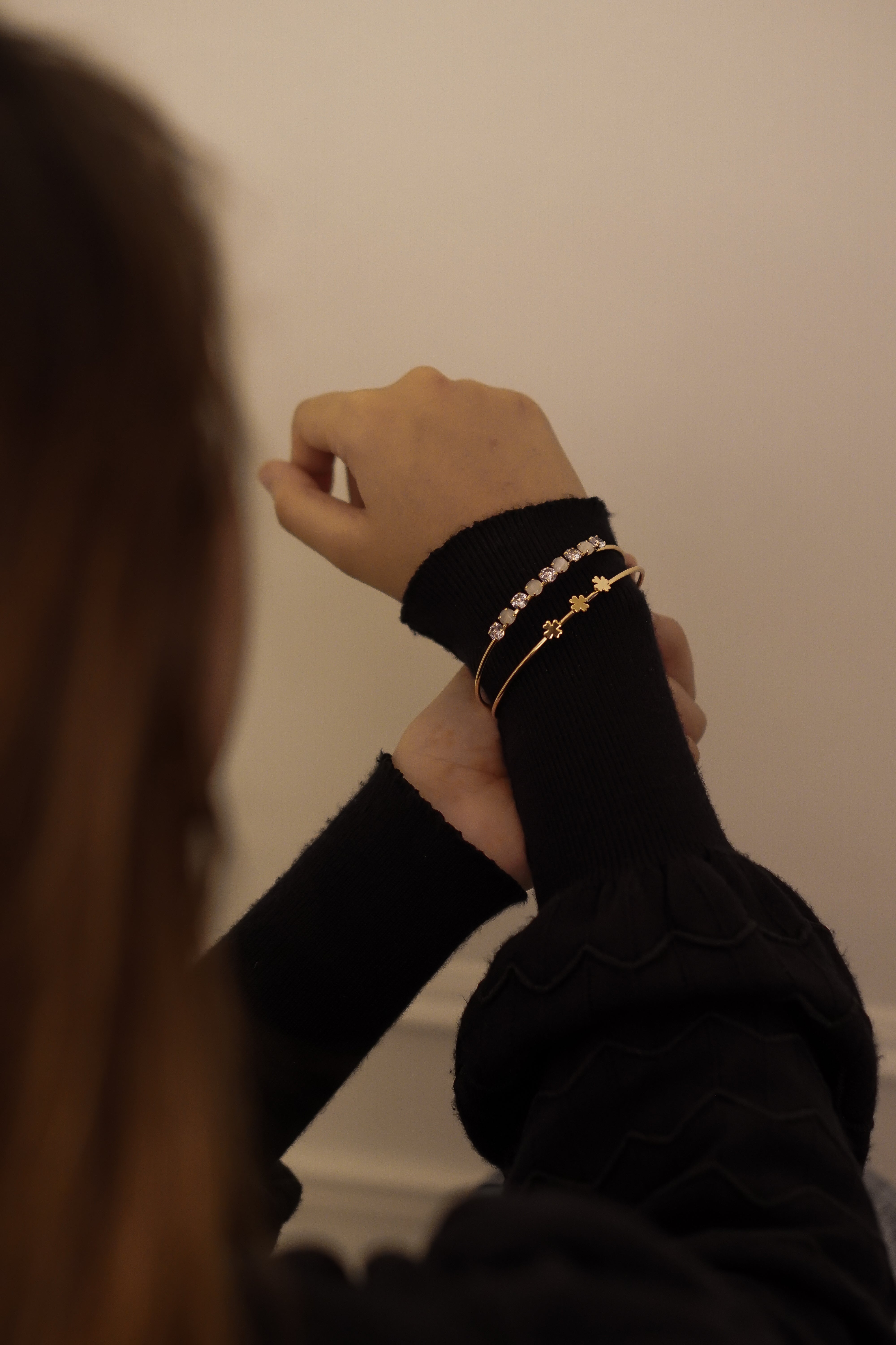 Cara Clover Bracelet - Golden