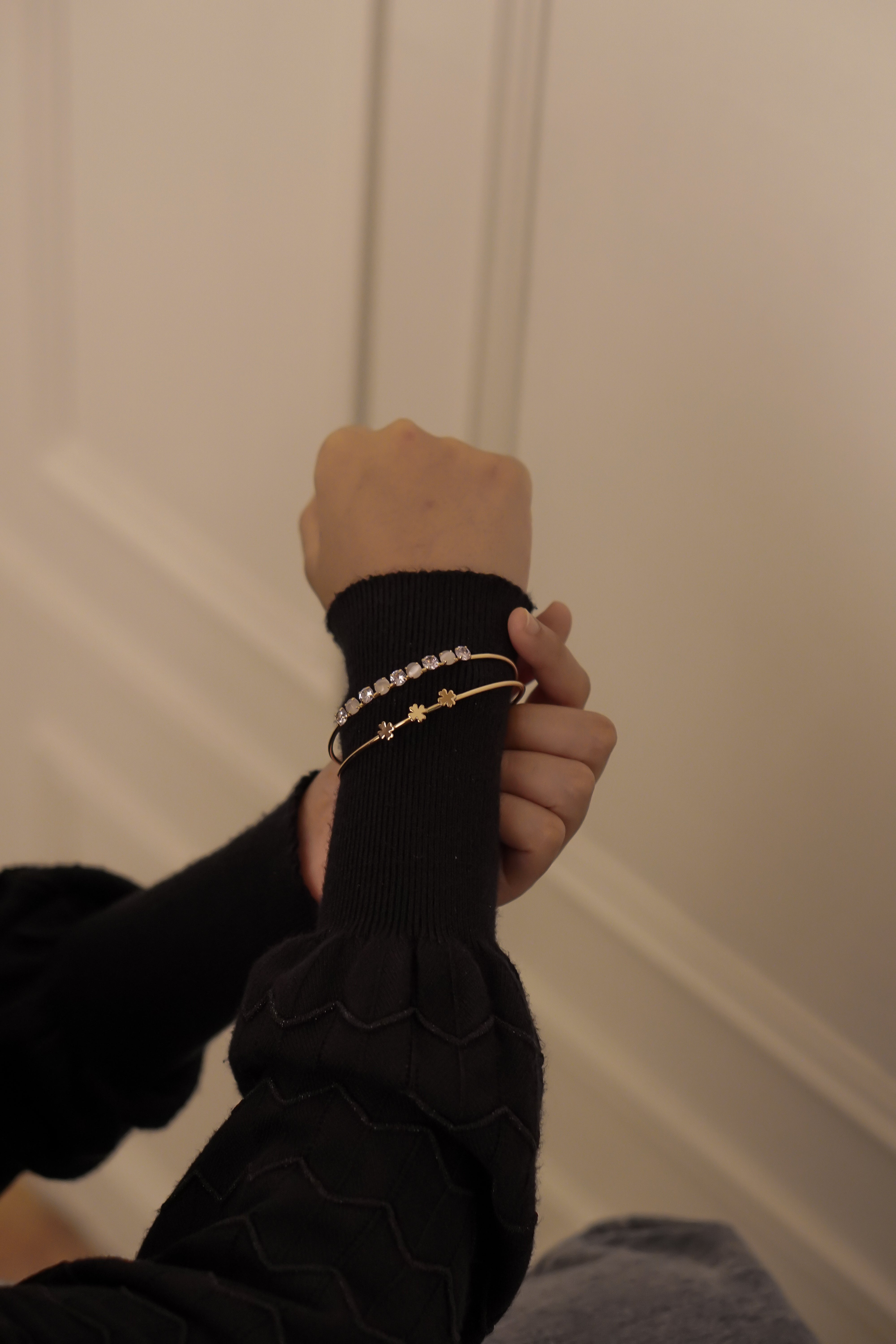 Cara Clover Bracelet - Golden