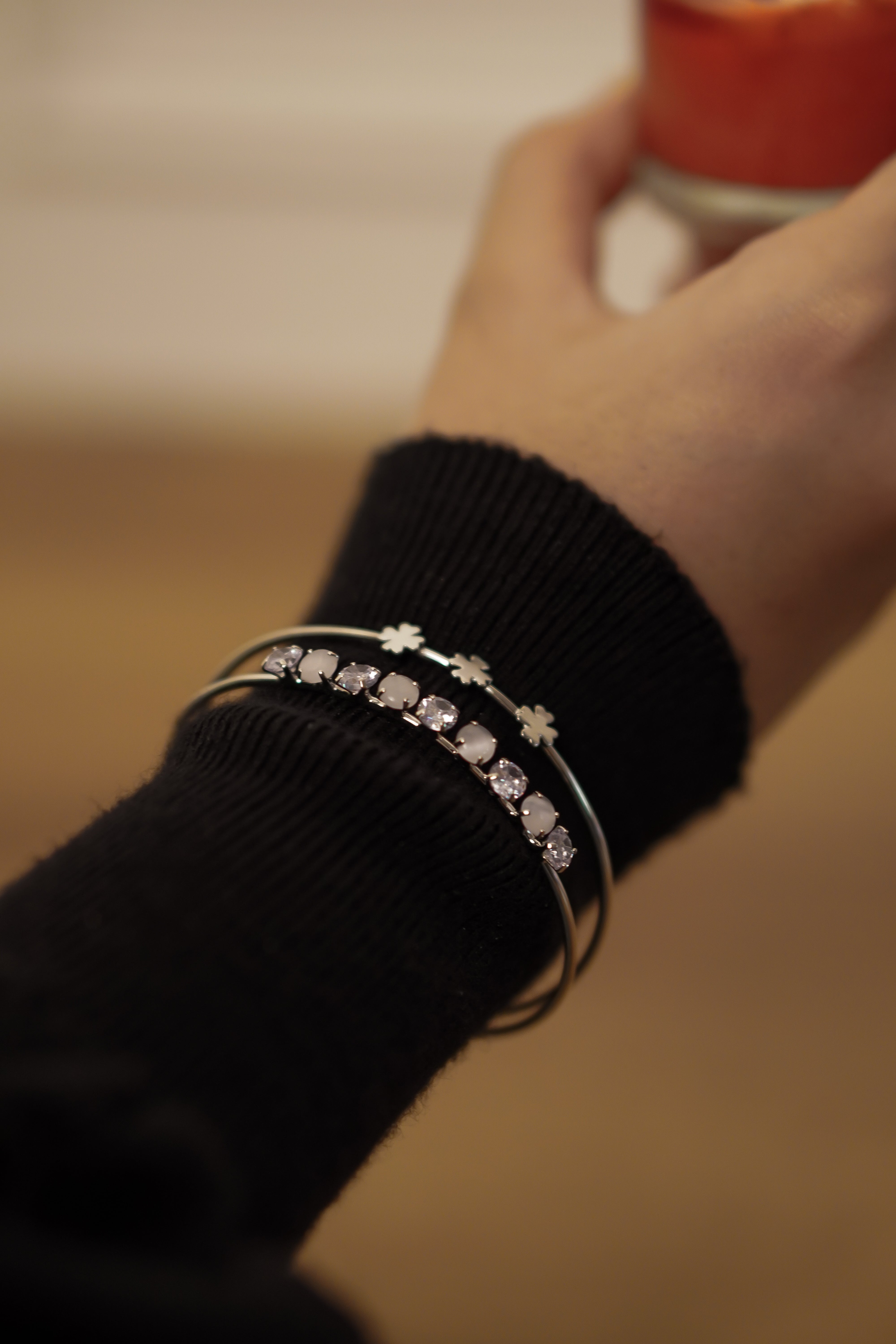 Cara Clover Bracelet - Silver