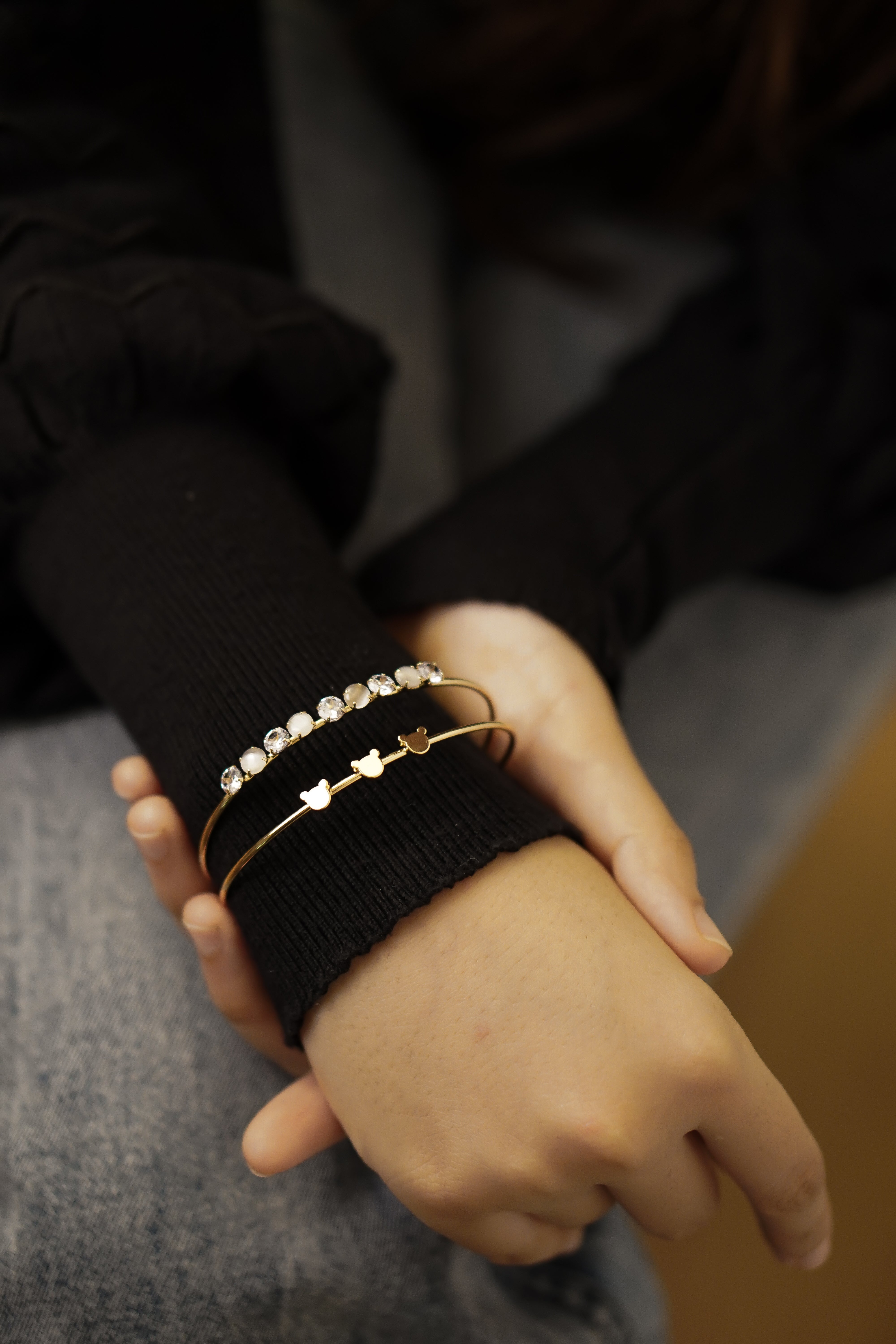 Cara Teddy Bracelet - Golden