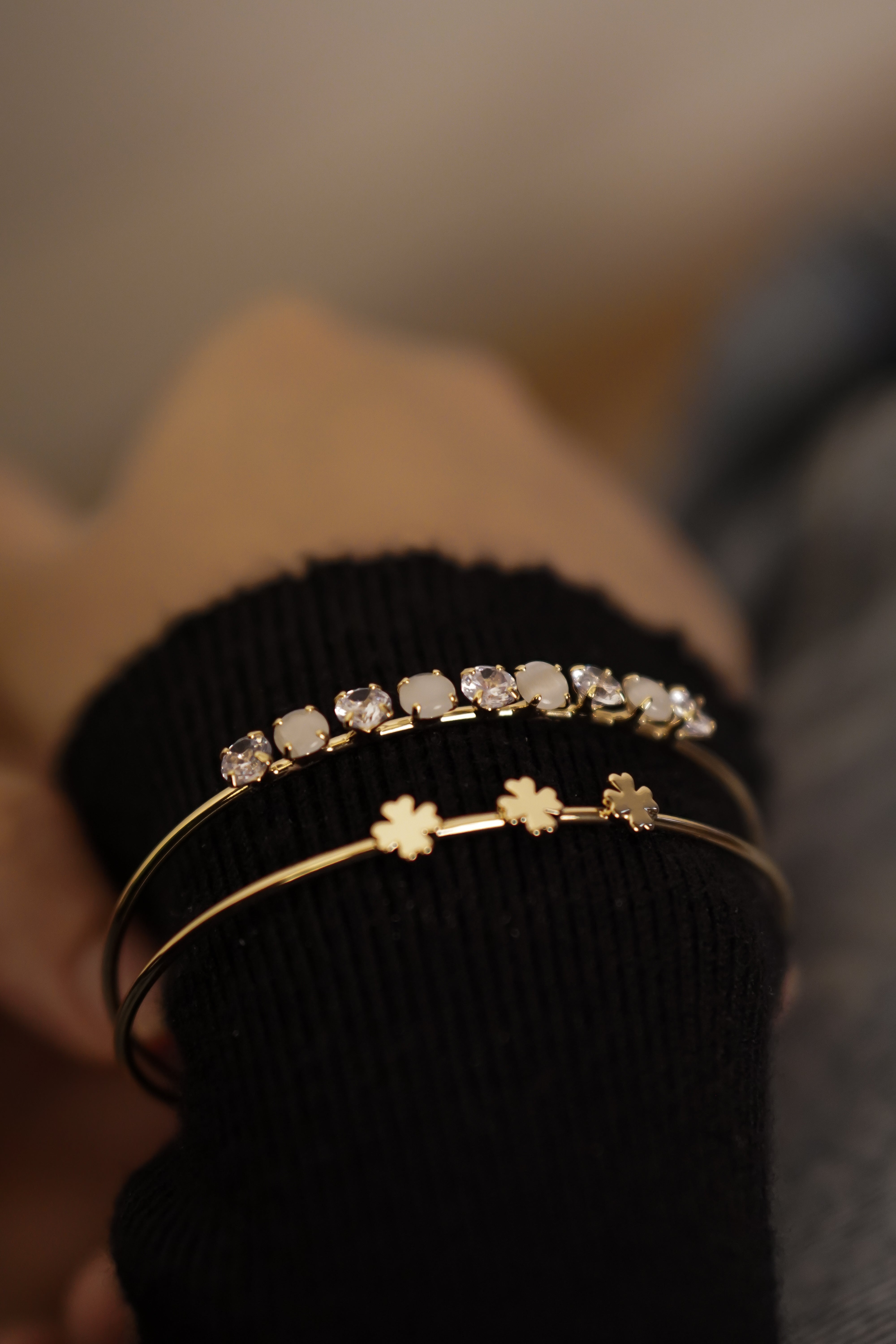 Cara Clover Bracelet - Golden